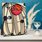 Plaque Photo Charles Rennie Mackintosh Vitrail (Côté)