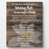 Plaque Photo Chasse mariage de photographie (Devant)