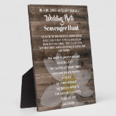 Plaque Photo Chasse mariage de photographie (Côté)