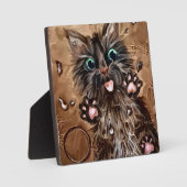 Plaque Photo Chat 4 - Humide (Recto)