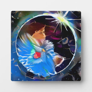 Plaque Photo Chat 6 - Élipse solaire