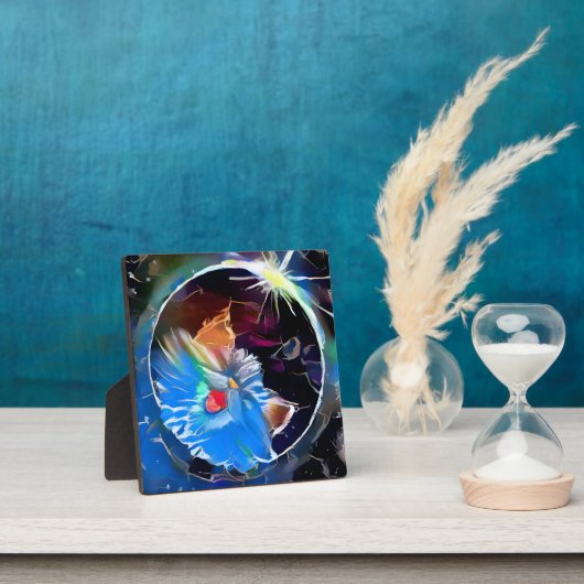 Plaque Photo Chat 6 - Élipse solaire (Insitu)