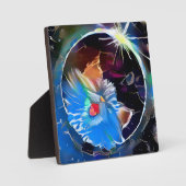 Plaque Photo Chat 6 - Élipse solaire (Recto)