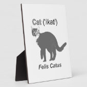Plaque Photo Chat Felis Catus (Côté)