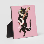 Plaque Photo Chat jouant à Banjo Thunder_Cove (Recto)