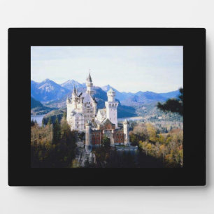 Plaque Photo Château de Neuschwanstein Allemagne Place photo