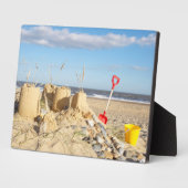 Plaque Photo Château de sable de Beach (Côté)