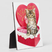 Plaque Photo Chaton dans une boîte de bonbons (Côté)