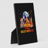 Plaque Photo Chats Hallothanksmas Halloween Thanksgiving C (Côté)