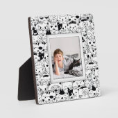 Plaque Photo Chats Motif sans cadre Photo Easel Retour (Recto)