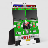 Plaque Photo Chaudière à feu vert Lime (Côté)