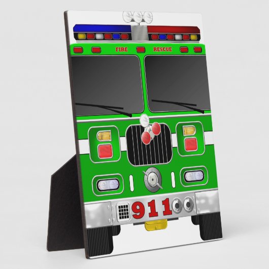 Plaque Photo Chaudière à feu vert Lime (Côté)