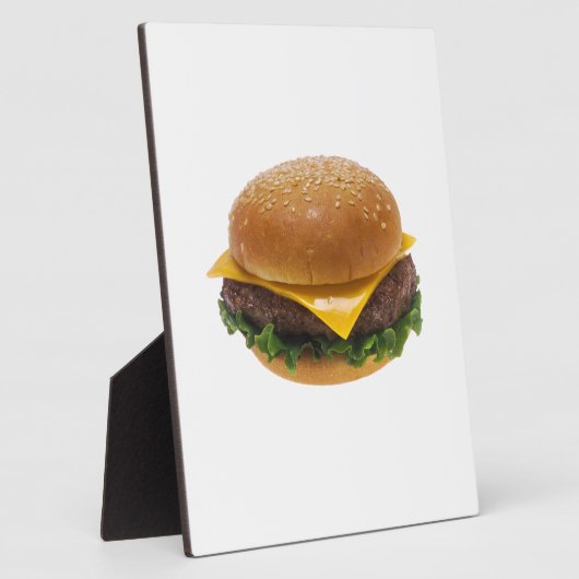 Plaque Photo Cheeseburger (Côté)