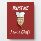 Plaque Photo Chef (Devant)