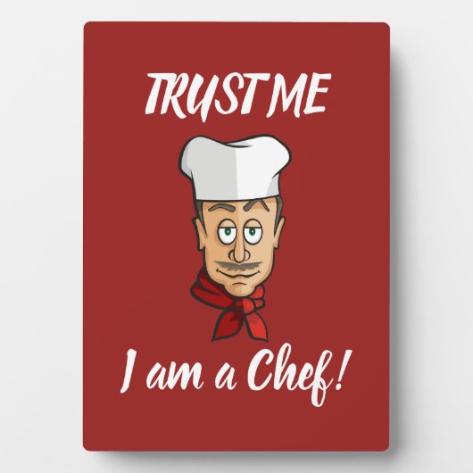 Plaque Photo Chef (Devant)