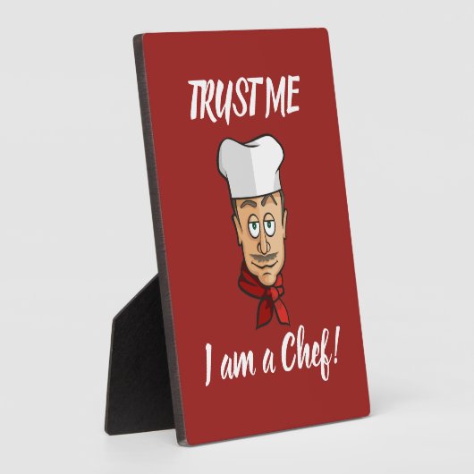 Plaque Photo Chef (Côté)