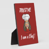 Plaque Photo Chef femme (Côté)