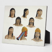 Plaque Photo Chefs d'Indiens d'Amérique du Sud, de 'Voyage dans (Côté)