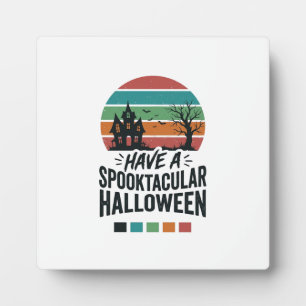 Plaque Photo Chemise avec gravure vintage Spooktacular Hallowee