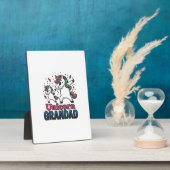 Plaque Photo Chemise de conception de gravure vintage grand-pèr (Côté)