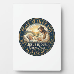 Plaque Photo Chemise de confort Jésus Hospice en fin de vie Chr
