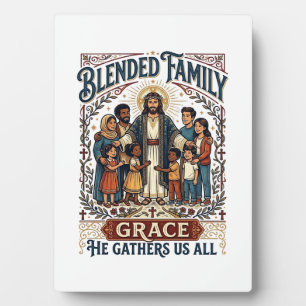 Plaque Photo Chemise de famille recomposée Jésus Chemise chréti