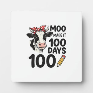 Plaque Photo Chemise de vache 100 jours Gravure vintage design 