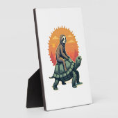 Plaque Photo Chemise de Vélo d'Animal Rétro Tortue de Paresse d (Côté)