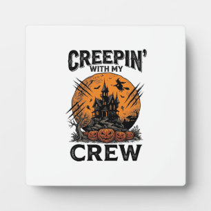 Plaque Photo Chemise Halloween Maison Hantée Creepin With My Cr