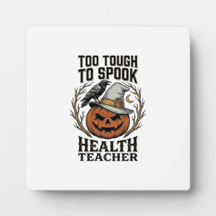 Plaque Photo Chemise Halloween Prof de Santé Gravée Pu Vintage