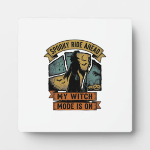 Plaque Photo Chemise Halloween Sorcière Drôle Design de Sorcièr