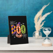 Plaque Photo Chemise T Essentielle Halloween Sloth Boo Lazy (Côté)