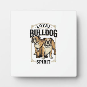 Plaque Photo Chemise Vintage Bulldog Twin Bulldogs Gravure Tee_
