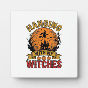 Plaque Photo Chemise vintage Halloween Accrochage avec mes sorc