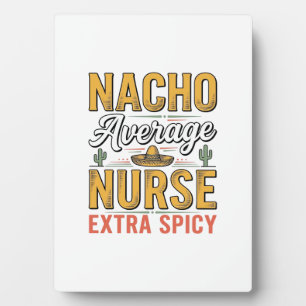 Plaque Photo Chemise Vintage Nacho Infirmière Moyenne Extra Épi