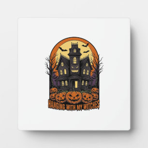 Plaque Photo Chemises Maison Hantée Halloween Amis Sorcières_1