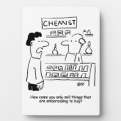 Plaque Photo Chemist ne vend que des produits embarrassants mug (Devant)