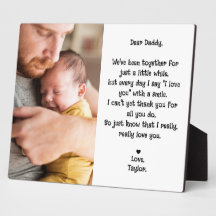 Cher papa, mignon Editable Poème & Photo Tabletop