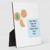 Plaque Photo Cher Père Noël - Apportez des jouets (Côté)