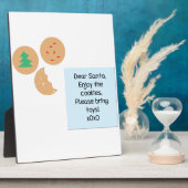 Plaque Photo Cher Père Noël - Apportez des jouets (Côté)