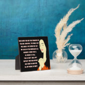 Plaque Photo Cher Seigneur, vous êtes mon fournisseur (Insitu)