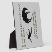 Plaque Photo Cheval différent (Côté)