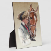 Plaque Photo Cheval favori (Côté)
