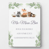 Plaque Photo chevalet à tablette de la barre ma-mosa (Devant)