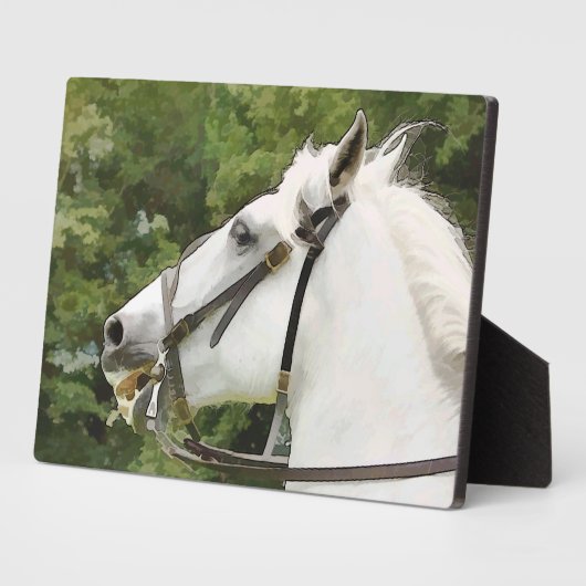 PLAQUE PHOTO CHEVAUX (Côté)