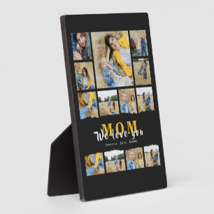 Plaque Photo Chic Black grand-mère Maman photo collage mère jou
