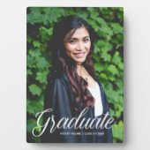 Plaque Photo Chic Graduate Photo 2025 Graduation Keepsaké cadea (Devant)