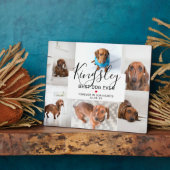 Plaque Photo Chic Meilleur Chien de Tous les Temps | Collage de (Côté)