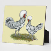 Plaque Photo Chickens de Polish (Côté)