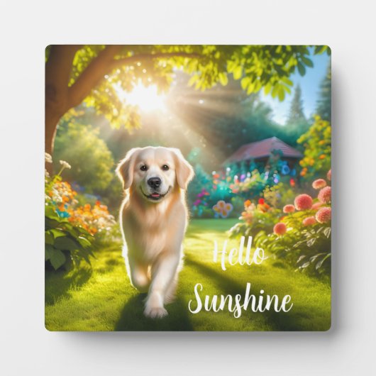 Plaque Photo Chien (Devant)